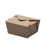 Safepro Eco SB01 26 Oz 5x4.5x2.5-Inch Take-out Microwavable Kraft Paper Container #1, 450/CS