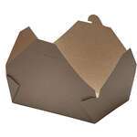 Safepro Eco SB03 66 Oz 8.5x6.25x2.5-Inch Take-out Microwavable Kraft Paper Container #3, 200/CS