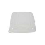 SafePro Eco SBCS1000F PET Clear Square Lid for Fiber Trays (SBCS1000, SBCS1000-3), 300/CS