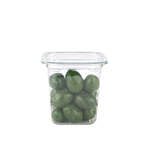 SafePro SC1-14, 14 Oz Clear PET Square Deli Containers, 500/CS. Lids Sold Separately.
