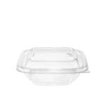 SafePro SC2-08C, 8 Oz Cube Clear PET Square Deli Containers, 500/CS. Lids Sold Separately.