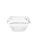 SafePro SC2-L, PET Clear Lid for 8-16 Oz PET Cube Deli Containers, 500/CS
