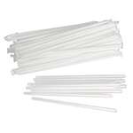 SafePro STR-X 7.75-Inch Paper Wrapped Clear Jumbo Straws, 380/PK