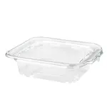SafePro TE20 20 Oz Tamper Evident Clear Plastic Container with Hinged Lid, 200/CS