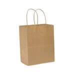 SafePro TEMB, 8x4x10-Inch Kraft Paper Bag with Handles, 250/CS