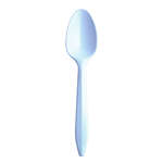 SafePro TSM, Plastic Medium Weight White Polypropylene Teaspoons, 1000/Cs