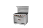 Sierra SR-6-36, 36-inch 6-Burners Gas Range with Oven, 212,000 BTU (Discontinued)
