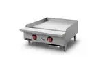 Sierra SRTG-24, 24-Inch Heavy-Duty Thermostatic Gas Griddle with 2 Burners, 60,000 BTU (Discontinued)