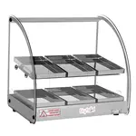 Skyfood FWD2-18G, 18-Inch Food Warmer Display Case, Double Shelf, Gray