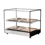 Skyfood FWDS2-22-4P, 22-Inch Food Warmer Display Case - Double Shelf with 4 Pans