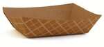 Southern Champion Tray 0505, 6-Ounce Striped Kraft Paperboard Food Tray, 1000/CS (Discontinued)