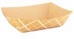 Southern Champion Tray RP300KS, 3-Lbs Striped Kraft Paperboard Food Tray, 500/CS (Discontinued)