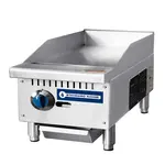 Standard Range SR-G12-M, 12-Inch Countertop 1 Burner Gas Griddle with Manual Controls - 30,000 BTU