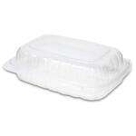 Sure Earth 113965, 9x6-Inch 1-Compartment MFPP-Like Plastic Hinged Container, 200/CS