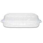 Sure Earth 113965, 9x6-Inch 1-Compartment MFPP-Like Plastic Hinged Container, 200/CS