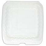 Sure Earth 113966, 9x9-Inch 1-Compartment MFPP-Like Plastic Hinged Container, 150/CS
