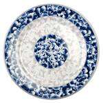 Thunder Group 1008DL 7.8 Inch Diameter Asian Blue Dragon Melamine Plate, DZ
