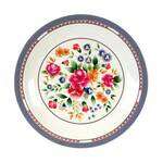 Thunder Group 1015AR 14.38 Inch Asian Rose Melamine Round, DZ
