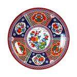 Thunder Group 1015TP 14.38 Inch Asian Peacock Melamine Round Plate, DZ