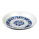 Thunder Group 102.8DL 2 Oz 3.5 Inch Diameter Asian Blue Dragon Melamine Sauce Dish, DZ