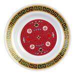 Thunder Group 1108TR 7 Oz 7.8 Inch Asian Longevity Melamine Round Soup Plate, DZ