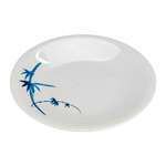 Thunder Group 1306BB 6-3/8 Inch Asian Blue Bamboo Melamine Round White Dinner Plate, DZ