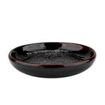 Thunder Group 1809TM 9.38 Inch Asian Tenmoku Melamine Lotus Shape Plate, DZ