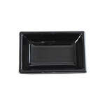 Thunder Group 19001BK 2 Oz 3.75 x 2.5 Inch Western Classic Black Melamine Rectangular Sauce Dish, DZ