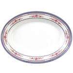 Thunder Group 2008AR 8 x 6 Inch Asian Rose Melamine Oval Platter, DZ