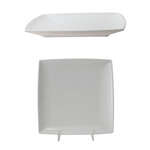 29007WT 7.25 Inch Western Classic White Melamine Square Plate, DZ