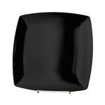 Thunder Group 29009BK 9 Inch Western Classic Black Melamine Square Plate, DZ