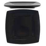 Thunder Group 29012BK 12 Inch Western Classic Black Melamine Square Plate, DZ