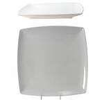 Thunder Group 29012WT 12 Inch Western Classic White Melamine Square Plate, DZ