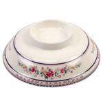 Thunder Group 3201CAR 5.25 Inch Asian Rose Melamine Round Lid for Noodle Bowl, DZ