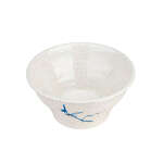 Thunder Group 3540BB 8 Oz 4.38 Inch Asian Blue Bamboo Melamine Round Deep White Saucier, DZ