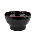 Thunder Group 3706TM 12.5 Oz 5 Inch Asian Tenmoku Round Melamine Wave Rice Bowl, DZ
