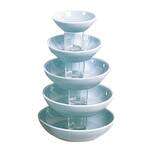 Thunder Group 3945 6 Oz 4.5 Inch Diameter Asian Blue Jade Melamine Sauce Dish, DZ