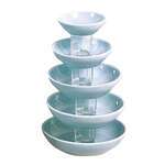 Thunder Group 3965 15 Oz 6.5 Inch Diameter Asian Blue Jade Melamine Bowl, DZ