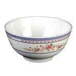 Thunder Group 5207AR 39 Oz 7 Inch Asian Rose Melamine Round Rice Bowl, DZ