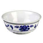 Thunder Group 5308TB 48 Oz 8 Inch Asian Lotus Melamine Round Swirl Bowl, DZ