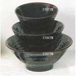 5705TM 11 Oz 4.75 Inch Asian Tenmoku Round Melamine Rice Bowl, DZ