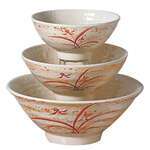 Thunder Group 5707 30 Oz 7.5 Inch Diameter Asian Gold Orchid Melamine Soup Bowl, DZ