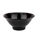 Thunder Group 5770TM 24 Oz 6.75 Inch Asian Tenmoku Round Melamine Soup Bowl, DZ