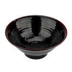 Thunder Group 5770TM 24 Oz 6.75 Inch Asian Tenmoku Round Melamine Soup Bowl, DZ
