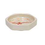 Thunder Group 6602DL 3 Oz 4 Inch Diameter Asian Gold Orchid Melamine Dish, DZ