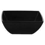 Thunder Group 69004BK 8 Oz 3.8 Inch Western Classic Black Melamine Square Bowl, DZ