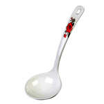 Thunder Group 7001TL 1 Oz 7x2.5-Inch Asian Melamine White Thailand Soup Ladle, DZ