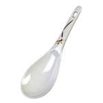 Thunder Group 7005BO 1.5 Oz 8.25x2.75-Inch Asian Melamine White Bamboo Rice Ladle, DZ