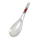 Thunder Group 7005TL 1.5 Oz 8.25x2.75-Inch Asian Melamine White Thailand Rice Ladle, DZ