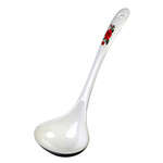 Thunder Group 7006TL 2.5 Oz 9.75x3.375-Inch Asian Melamine White Thailand Soup Ladle, DZ